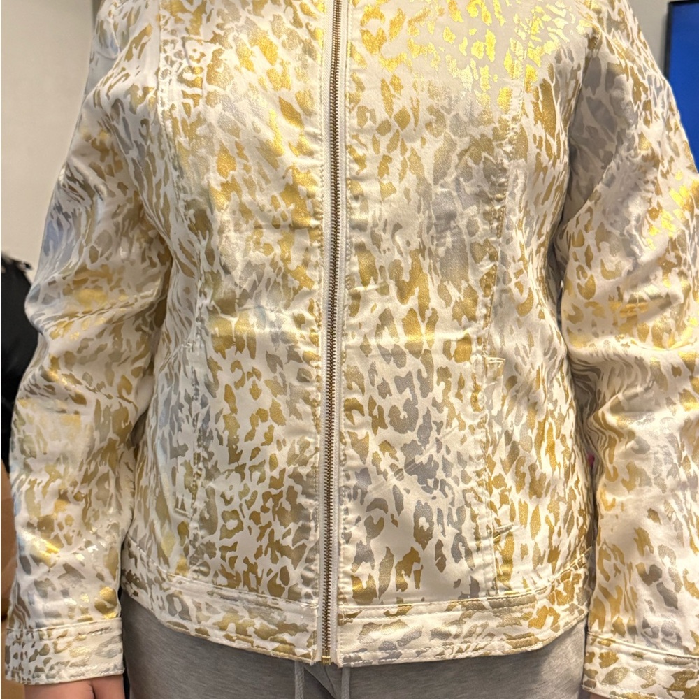 Gold and Gray Women's Jacket